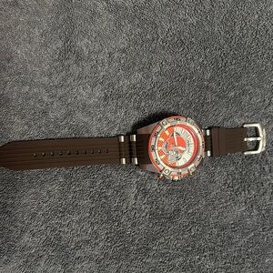 Invicta Men's Brown and Orange Watch